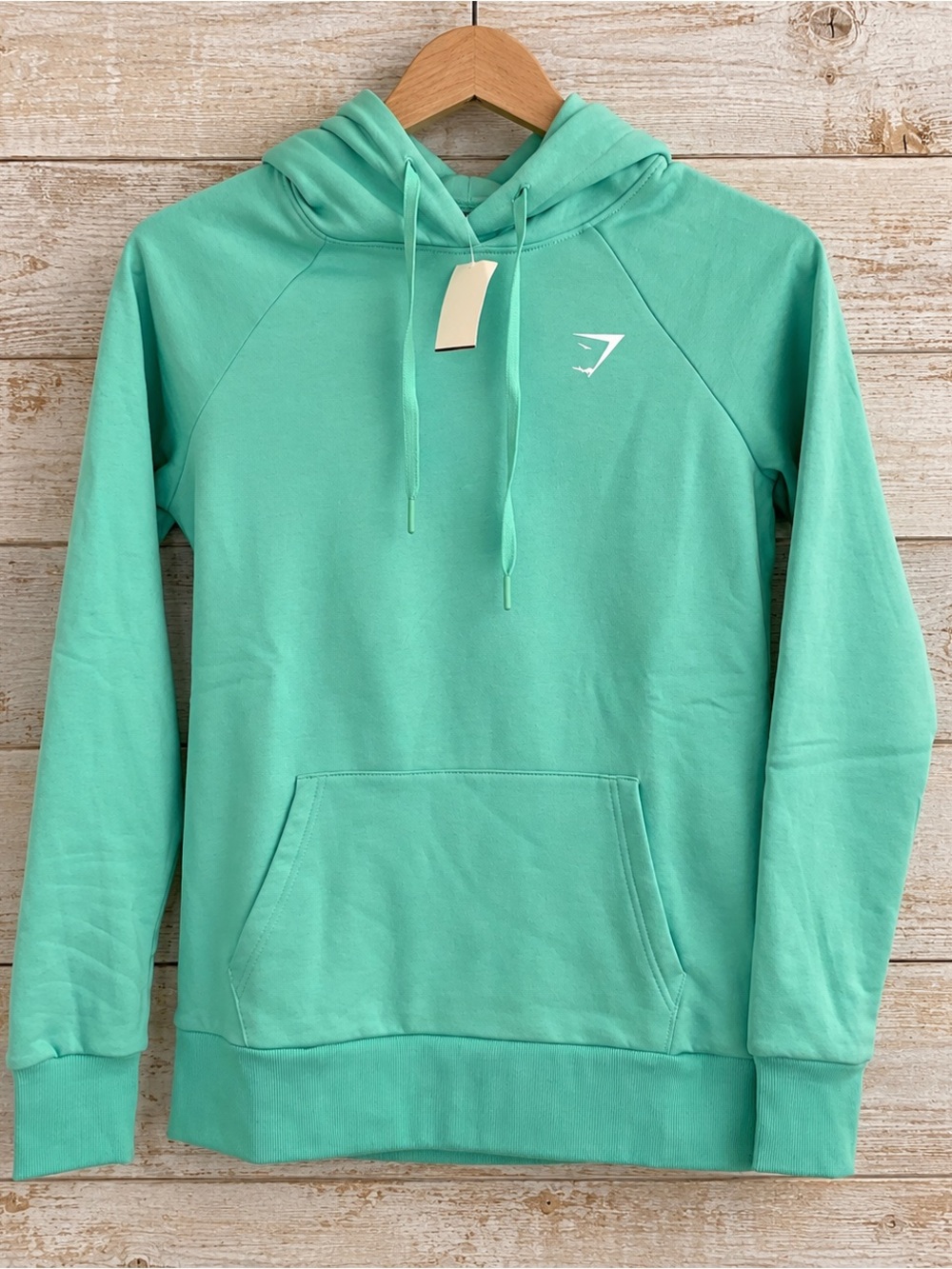 Gymshark Training Hoodie XS NWT Mint Green Pullover Sweatshirt
